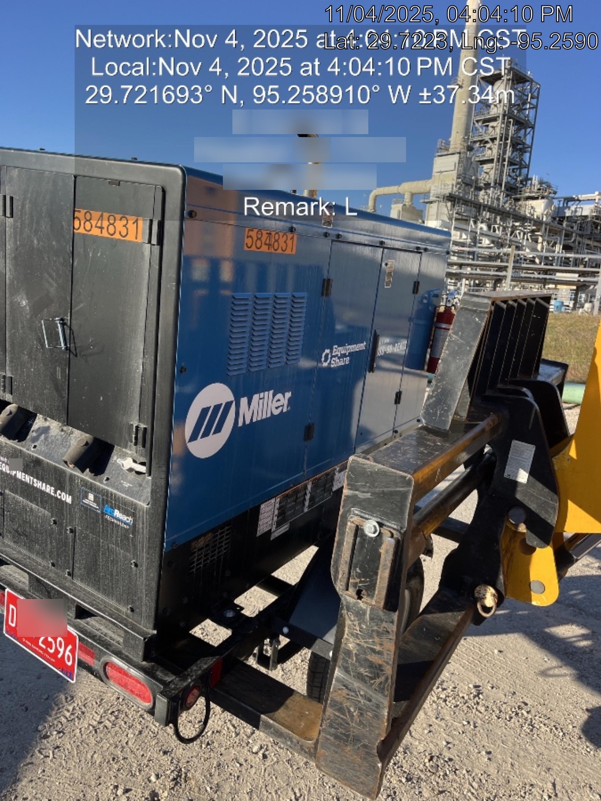 2025 MILLER ELECTRIC BIG BLUE 500