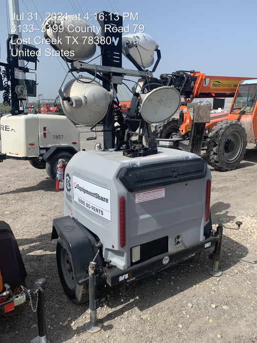 2018 Wacker Neuson LTV6L-MH Wacker Neuson LTV6L Mobile Light Tower w/Fuel Level Sensor Installed