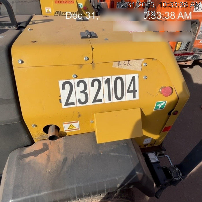 2022 Allmand NLV3GR (4) LED Light Fixture 350W, 23' Vertical Mast, 3kW Prime, Towable, Deep Sea L401, Leveling Jacks, Yanmar T4F 5.8hp