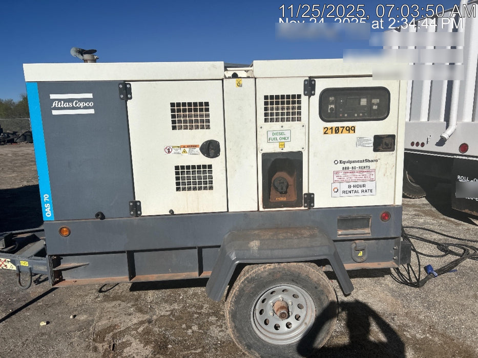 2022 ATLAS COPCO QAS 70