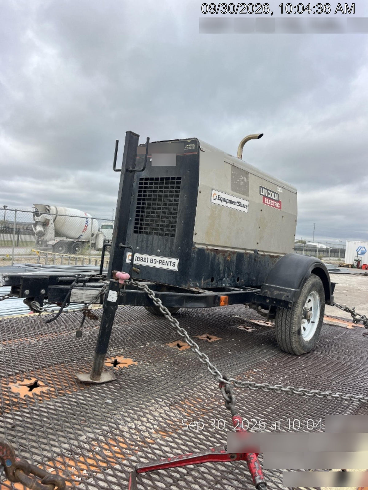2020 Lincoln Electric Vantage 322 Welder Ready-Pak 3, w/ GPS & Decals (includes trailer, cable rack, fender light kit)