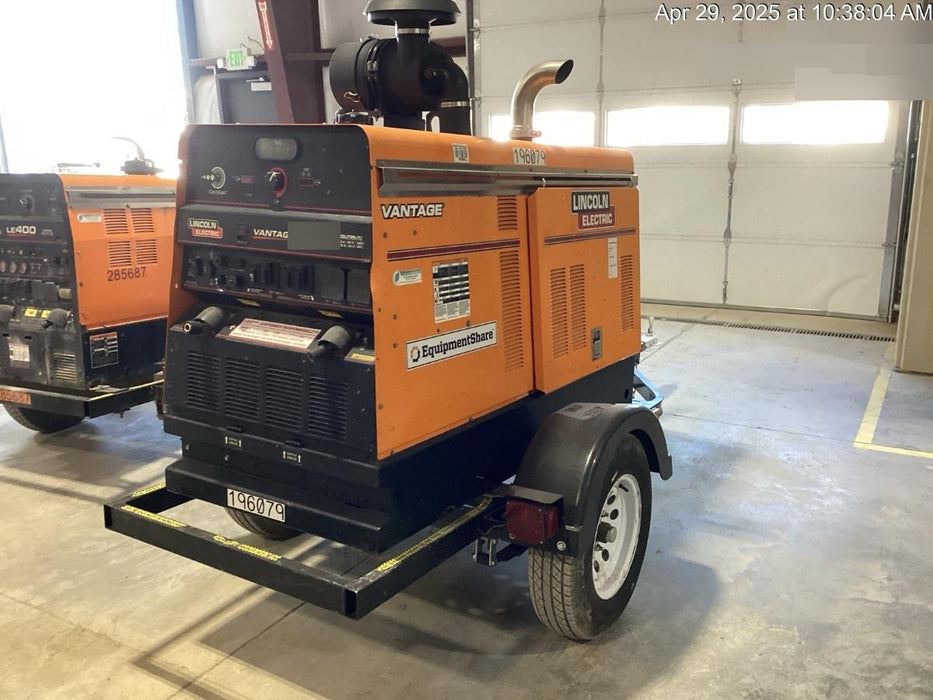 2021 Lincoln Electric Vantage 549X Ready Pak 3, ORANGE (includes trailer, cable rack, fender light kit)