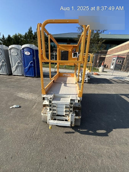 Custom Equipment HB-1430 <ul>
 <li>Hy-Brid Scissor Lift</li>
  <li>Platform capacity up to 670 lbs.</li>
  <li>Working height up to 20 ft</li>
  <li>Weighs under 1,700 lbs.</li>
  <li>Non-marking wheels </li>
</ul>