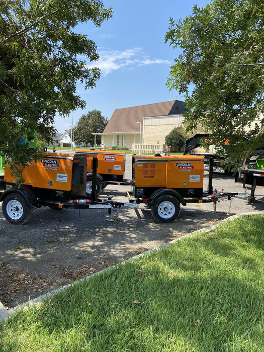 2021 Lincoln Electric Vantage 322 Vantage 322 Ready Pak 3 w/ Decals, ORANGE (includes trailer, cable rack, fender light kit) NO Telematics