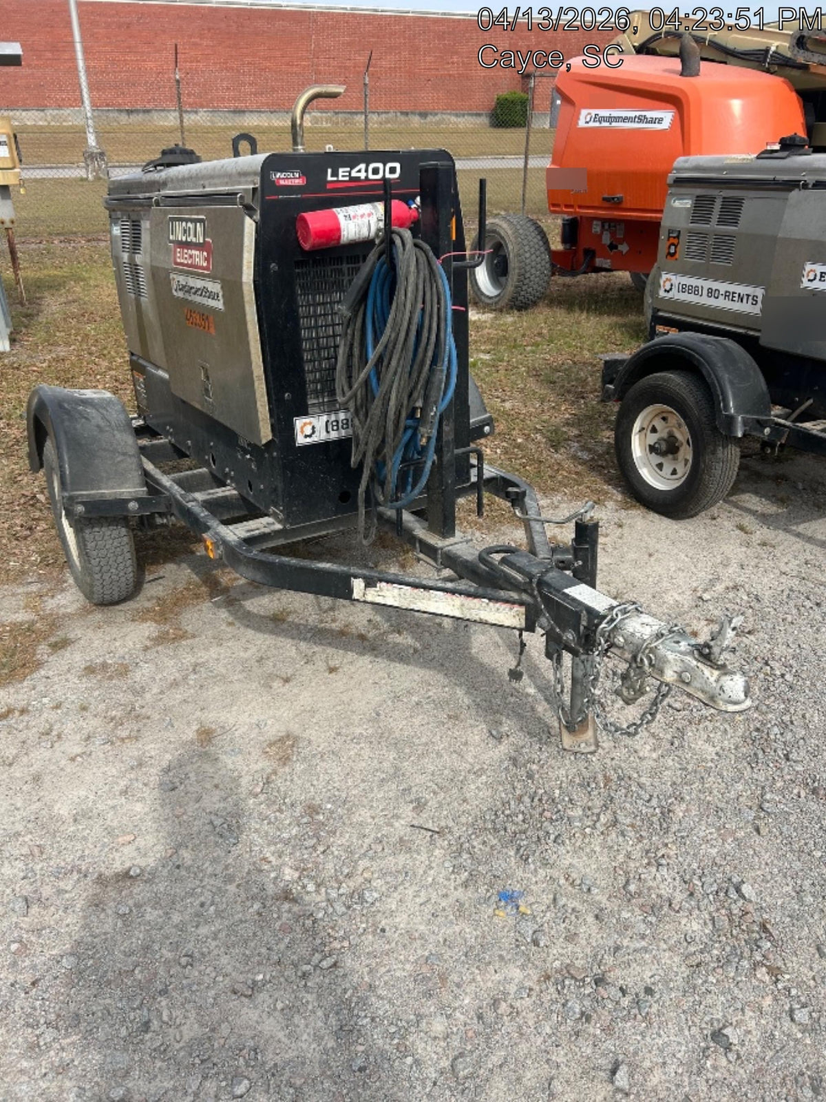 2024 Lincoln Electric LE400 Kubota V1505, Trlr, Cable Rack, Light Kit, ES Decals, T3