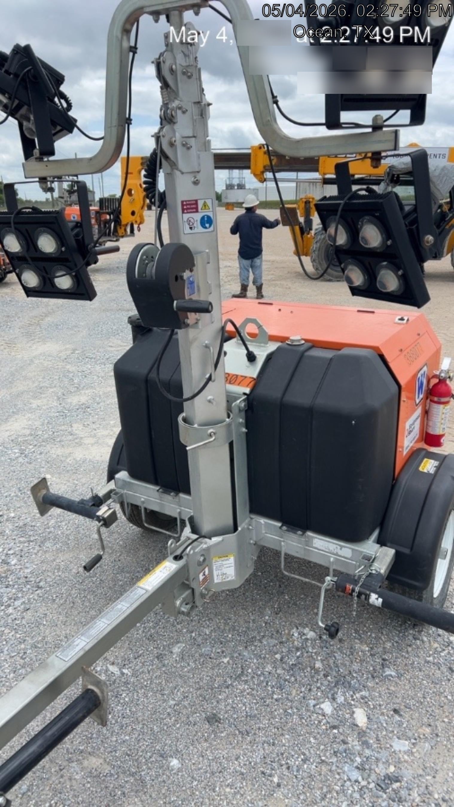 2024 Wanco WLTT-4MM4K Diesel, Deep Sea Controller, Shore Power Plug, Auto Start, (4) 350W LED Floodlights, 4kW Generator, 60 Gal Fuel Tank, 2" Ball, T3