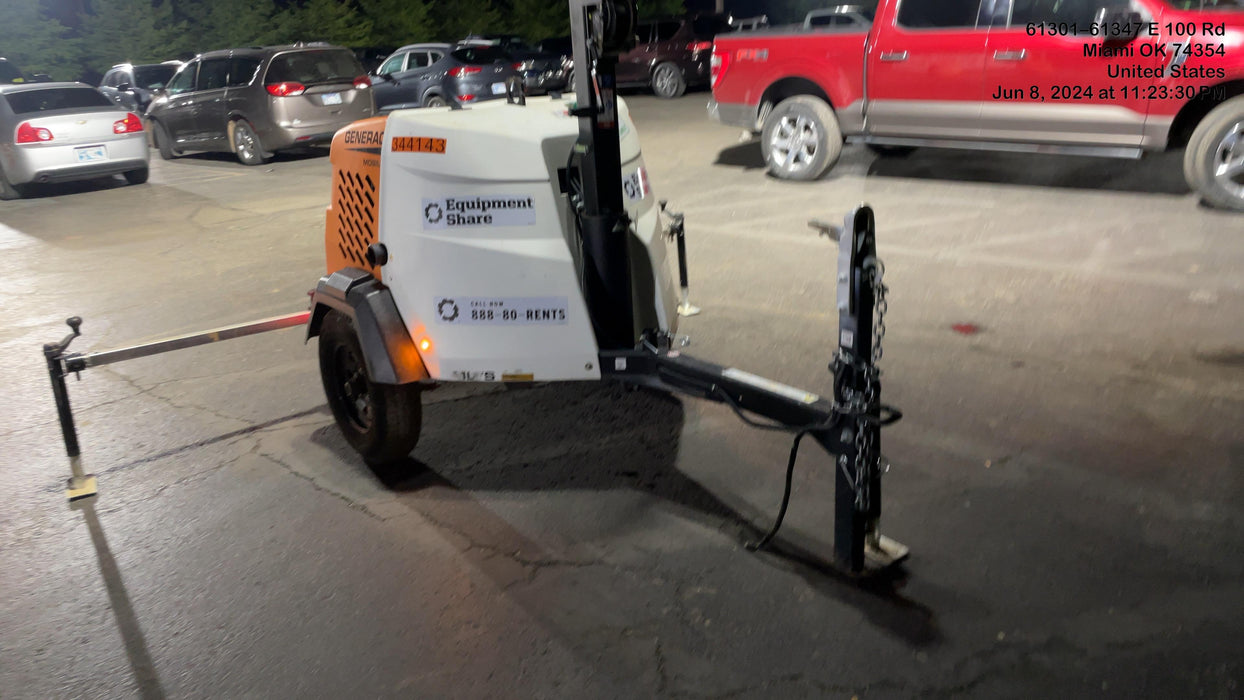 2023 Generac MLT2 Diesel, Flex Switch 120V Input, Powerzone Controller, (4) 320W LED Lights, 4kW Generator, 39.9 Gal Fuel Tank, 2" Ball, T3