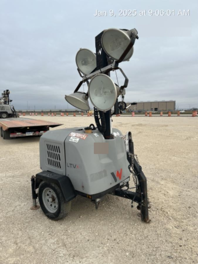 2019 Wacker Neuson LTV6L-MH Wacker Neuson LTV6L Mobile Light Tower w/Fuel Level Sensor Installed