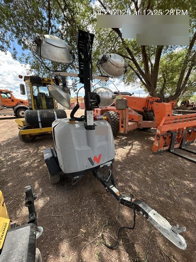 2019 Wacker Neuson LTV6L-MH Wacker Neuson LTV6L Mobile Light Tower w/Fuel Level Sensor Installed