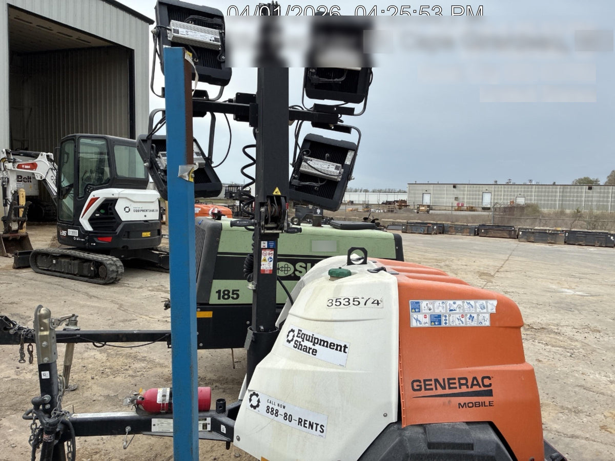 2023 Generac MLT2 Diesel, Flex Switch 120V Input, Powerzone Controller, (4) 320W LED Lights, 4kW Generator, 39.9 Gal Fuel Tank, 2" Ball, T3