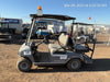 2022 Club Car CA100E Canopy, Fold down Windshield, Beacon, Back up Alarm, All-Trail Trials, HD 8 V Batteries, Trailer Hitch and Ball