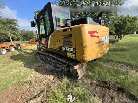 Sany SY135C SY135 Tier 4 - Cab, Hydraulic QC,  Buckets: 36" , Hydraulic Hammer 1,500 lb impact class