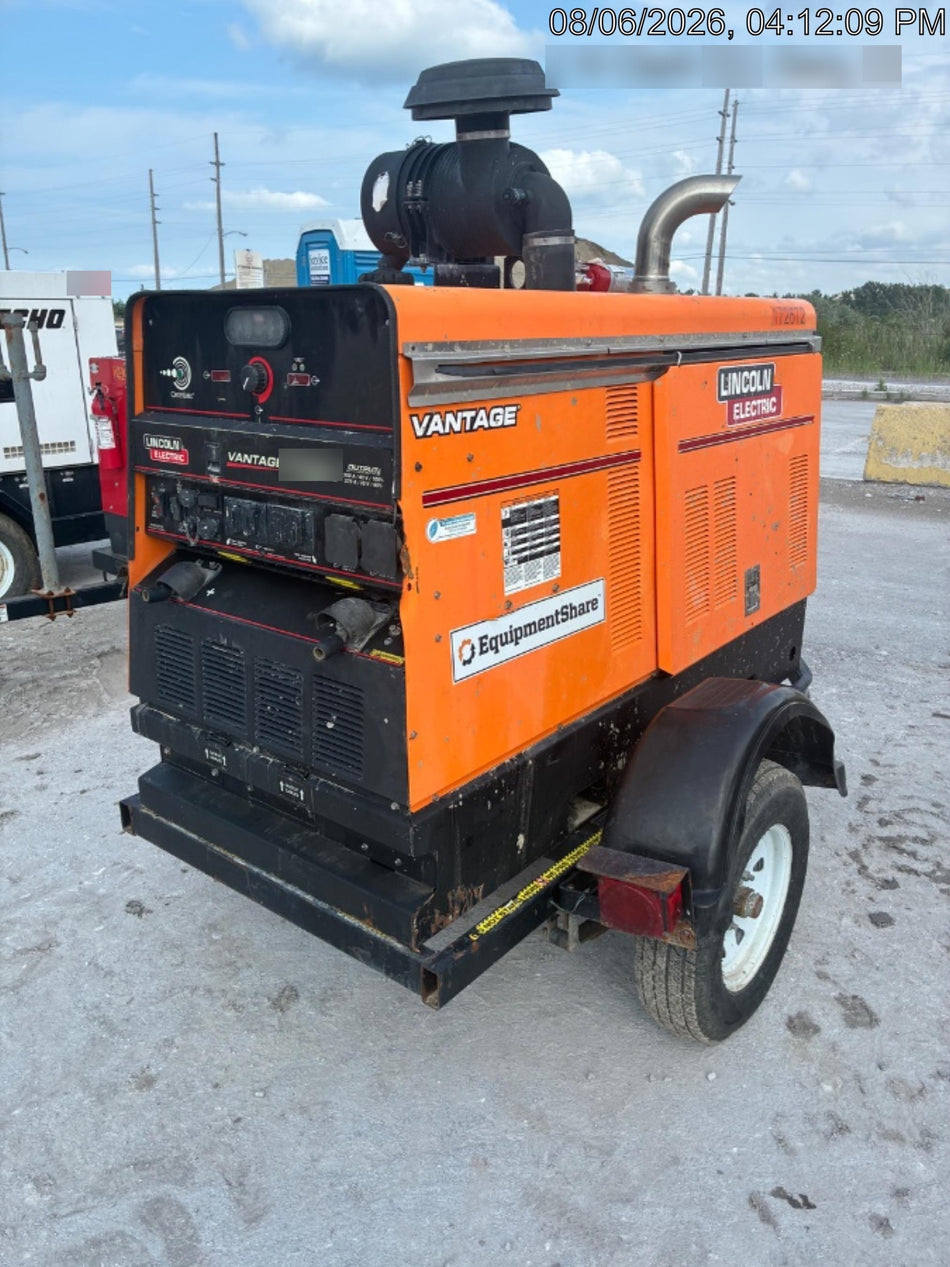 2021 Lincoln Electric Vantage 549X Ready Pak 3, ORANGE (includes trailer, cable rack, fender light kit)