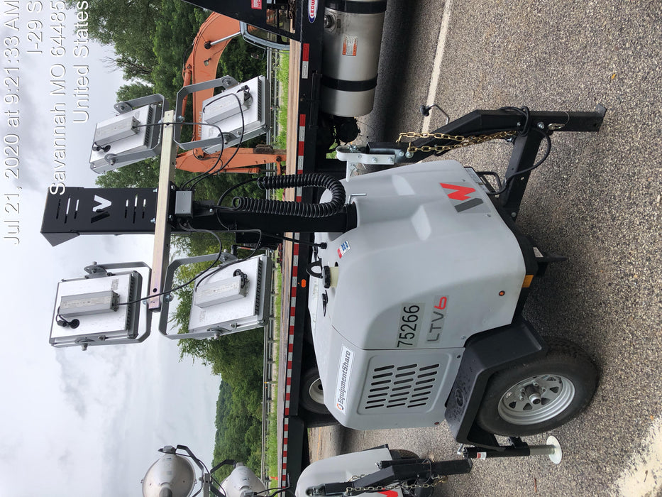 2020 Wacker Neuson LTV6K-LED LED Lighting 300 W Vertical Mast