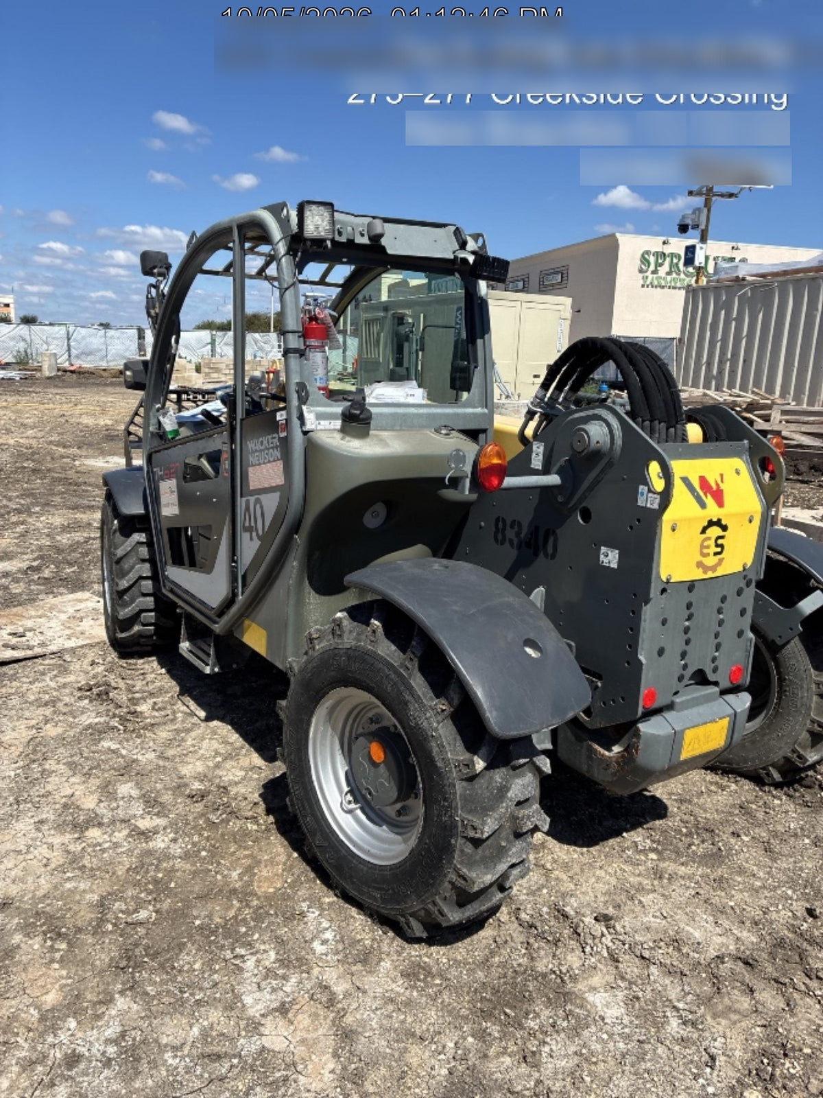 2018 WACKER NEUSON TH627
