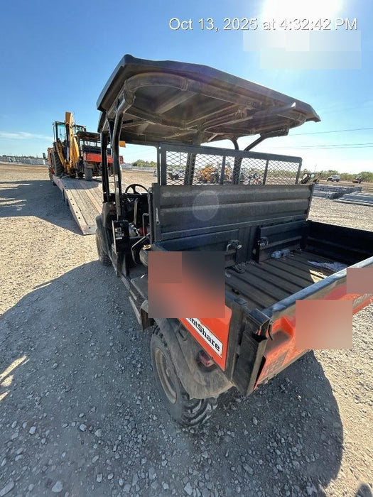 2019 Kubota RTV-X1140W-H 4wd Utility Cart, LED Strobe, Windshield Tempered Glass, Plastic Canopy, Wire Harness Kit, Backup Alarm