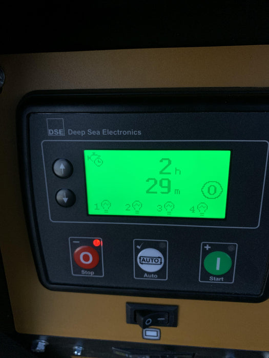 2021 Allmand NLV3GR (4) LED Light Fixture 350W, 23' Vertical Mast, 3kW Prime, Towable, Deep Sea L401, Leveling Jacks, Yanmar T4F 5.8hp