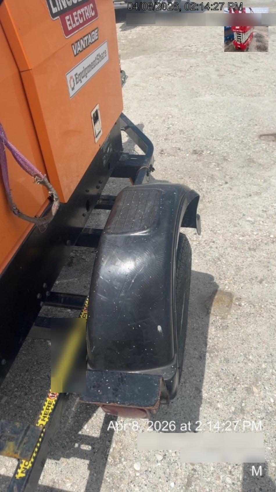 2021 Lincoln Electric Vantage 322 Vantage 322 Ready Pak 3 w/ Decals, ORANGE (includes trailer, cable rack, fender light kit) NO Telematics