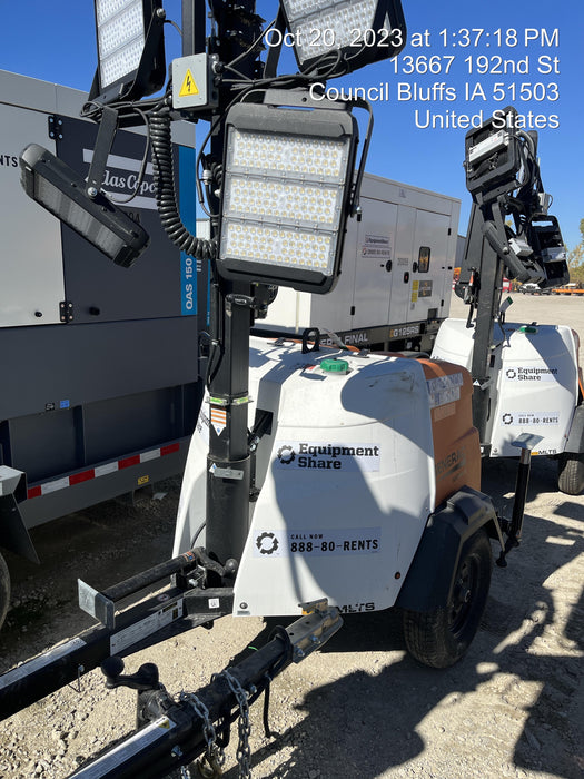 2023 Generac MLT2 Diesel, Flex Switch 120V Input, Powerzone Controller, (4) 320W LED Lights, 4kW Generator, 39.9 Gal Fuel Tank, 2" Ball, T3