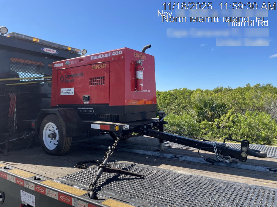 2024 Shindaiwa DGW400DML Kubota D902 Engine, 23 HP, Dual Op Welder, Wire, Arc, Droop Stick, Tig, and CC Stick Functionality, Simulphase, 3 Phase and 1 Phase Gen Output, Single Axle NB Trlr, Slr Trckl Chrg 12V 12W, Fire Ext, T3