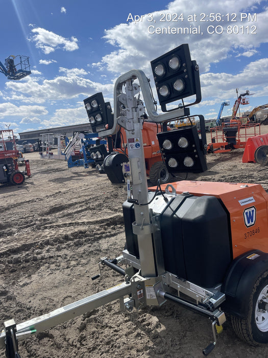 2023 Wanco WLTT-4MM4K Diesel, Deep Sea Controller, Shore Power Plug, Auto Start, (4) 350W LED Floodlights, 4kW Generator, 60 Gal Fuel Tank, 2" Ball, T3