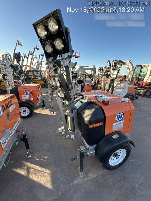 2024 Wanco WLTT-4MM4K Diesel, Deep Sea Controller, Shore Power Plug, Auto Start, (4) 350W LED Floodlights, 4kW Generator, 60 Gal Fuel Tank, 2" Ball, T3