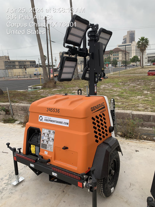 2024 Generac MLT2 Diesel, Flex Switch 120V Input, Powerzone Controller, 
(4) 320W LED Lights, 4kW Generator, 39.9 Gal Fuel Tank, 2" Ball, T3
