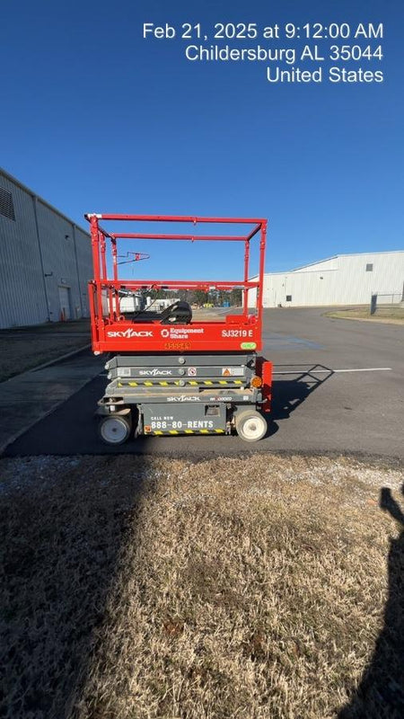 2024 Skyjack SJ3219 Electric Drive, Sld NM Tires, DBcns, RFRails, Power to Platform, T3 + Access Control