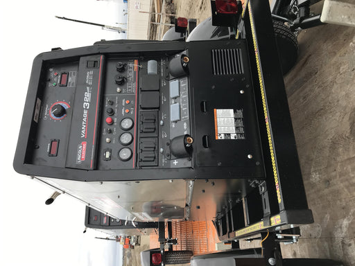 2019 Lincoln Electric Vantage 322 Welder Ready-Pak 3, Two wheel trailer, Fender and Light kit, Cable Rack