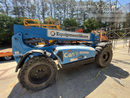 2018 Genie GTH-636 Genie GTH-636 w/Open ROPS, Solid Tires, beacon/work lights, 48" carriage/forks