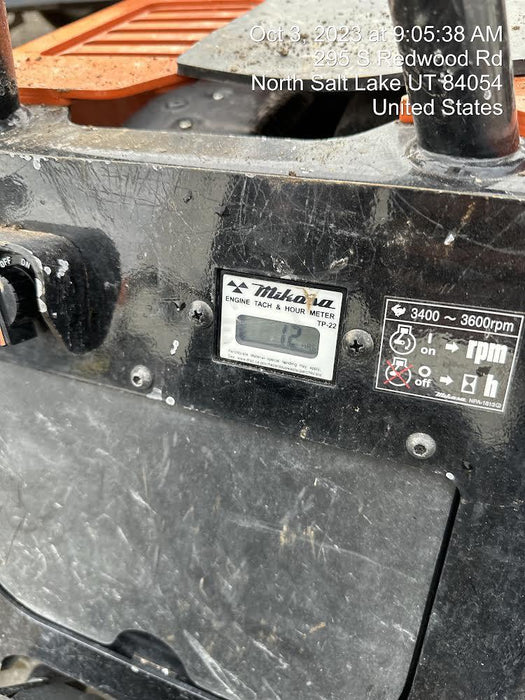 2023 Multiquip MV308GH Honda GX270, 18" Plate, Tachometer