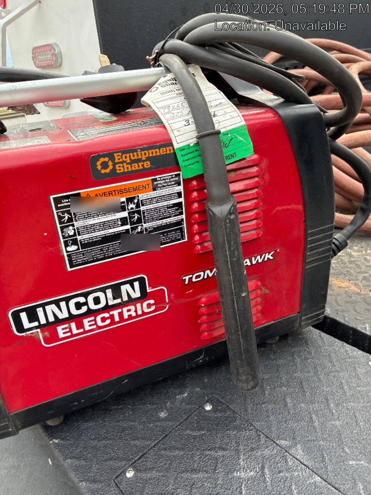 2020 LINCOLN ELECTRIC TOMAHAWK 375 AIR
