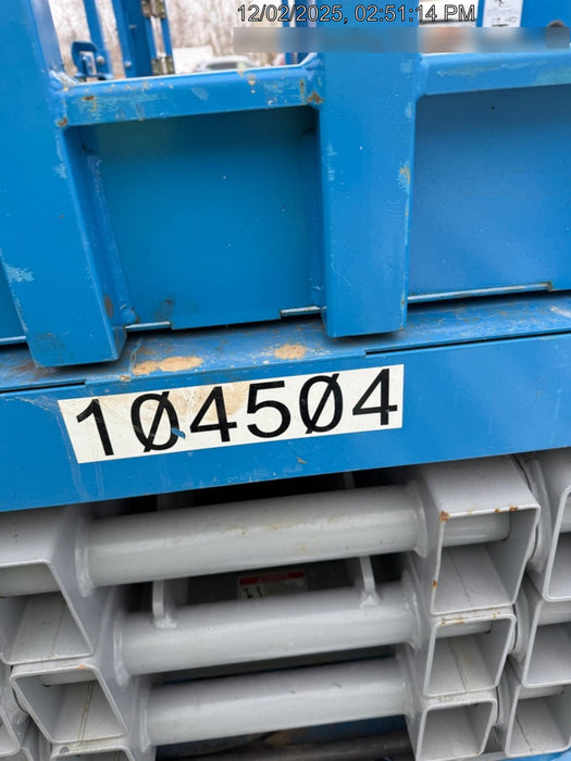 2020 Genie GS-2632 Solid NM Tires, Folding Rails with Half-Height Swing Gate, Beacon