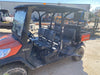 Kubota RTV-X1140W-H 4wd Utility Cart, LED Strobe, Windshield Tempered Glass, Pastic Canopy, Wire Harness Kit, Backup Alarm