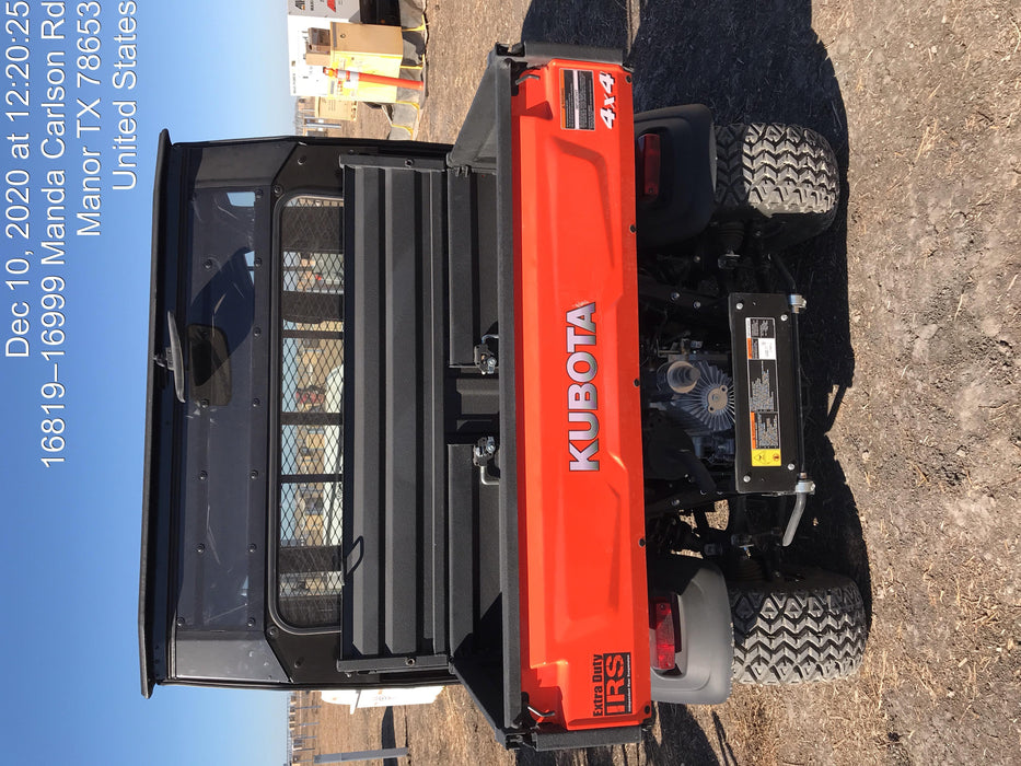 2020 Kubota RTV-X1140WL-A 4WD, LED Strobe, Windshield Acrylic Clear, Plastic Canopy, Wire Harness Kit, Backup Alarm, Bed Liner