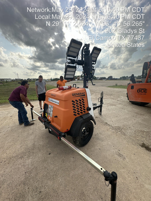 2024 Generac MLT2 Diesel, Flex Switch 120V Input, Powerzone Controller, 
(4) 320W LED Lights, 4kW Generator, 39.9 Gal Fuel Tank, 2" Ball, T3