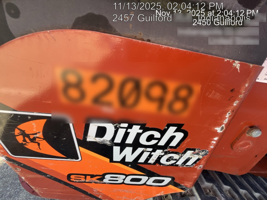 2020 DITCH WITCH SK800A