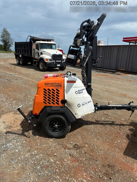2024 Generac MLT2 Diesel, Flex Switch 120V Input, Powerzone Controller, 
(4) 320W LED Lights, 4kW Generator, 39.9 Gal Fuel Tank, 2" Ball, T3