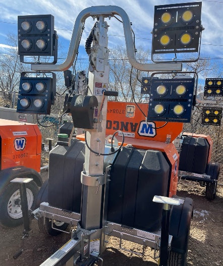 2023 Wanco WLTT-4MM4K Diesel, Deep Sea Controller, Shore Power Plug, Auto Start, (4) 350W LED Floodlights, 4kW Generator, 60 Gal Fuel Tank, 2" Ball, T3