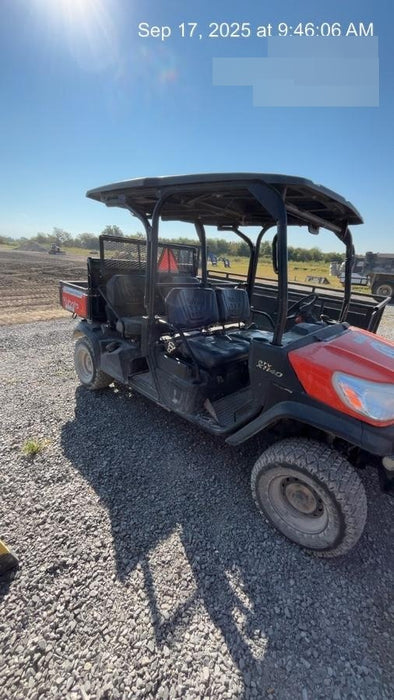 2022 Kubota RTV-X1140W-H Plastic Canopy, Windshield Acrylic Clear, LED Strobe Light, Wire Harness Kit, Back up Alarm
