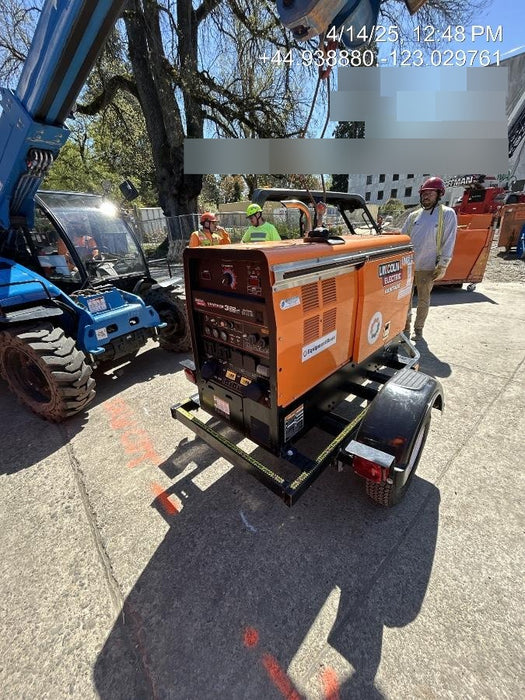 2021 Lincoln Electric Vantage 322 Vantage 322 Ready Pak 3 w/ Decals, ORANGE (includes trailer, cable rack, fender light kit) NO Telematics