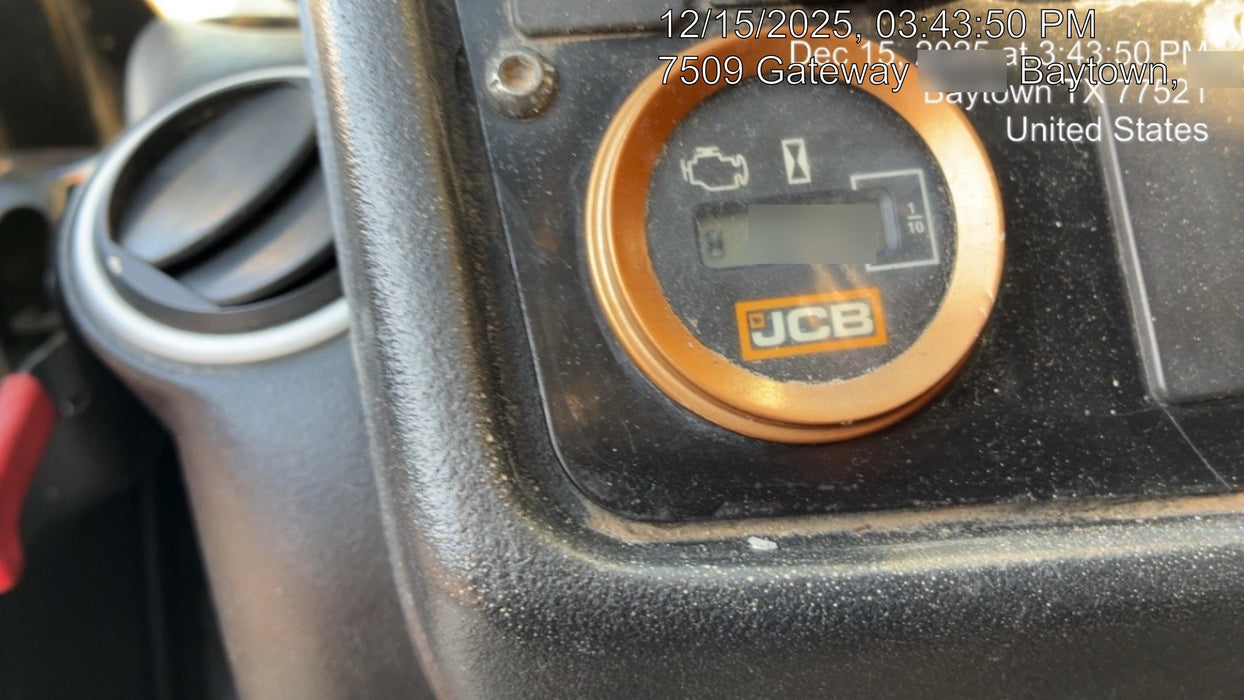 2020 JCB 510-56 Cab/Heat/Air, 74 HP, Solid Tires, STD Worklight, Beacon, Aux Hydraulics, Lifting Eye, Back up Alarm w/66" Carriage/60" Forks