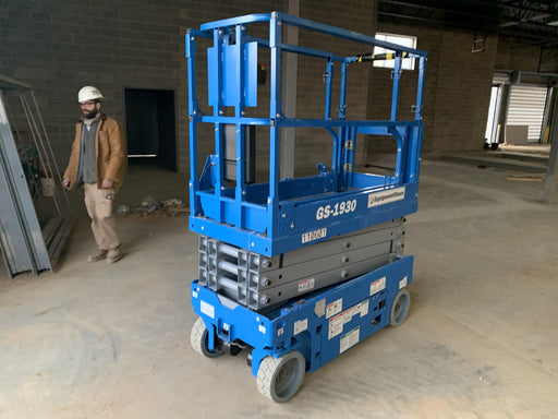 2020 Genie GS-1930 Solid Non Marking Tires, Beacon, Folding rails with half height swing gate