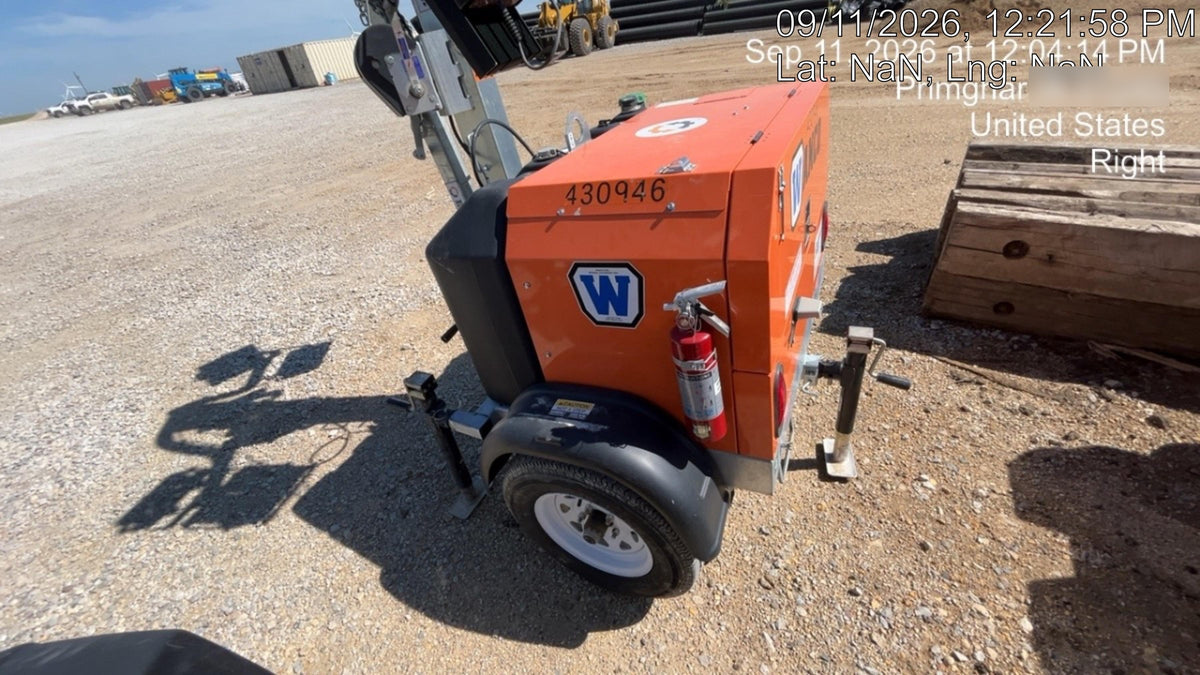 2024 Wanco WLTT-4MM4K Diesel, Deep Sea Controller, Shore Power Plug, Auto Start, (4) 350W LED Floodlights, 4kW Generator, 60 Gal Fuel Tank, 2" Ball, T3