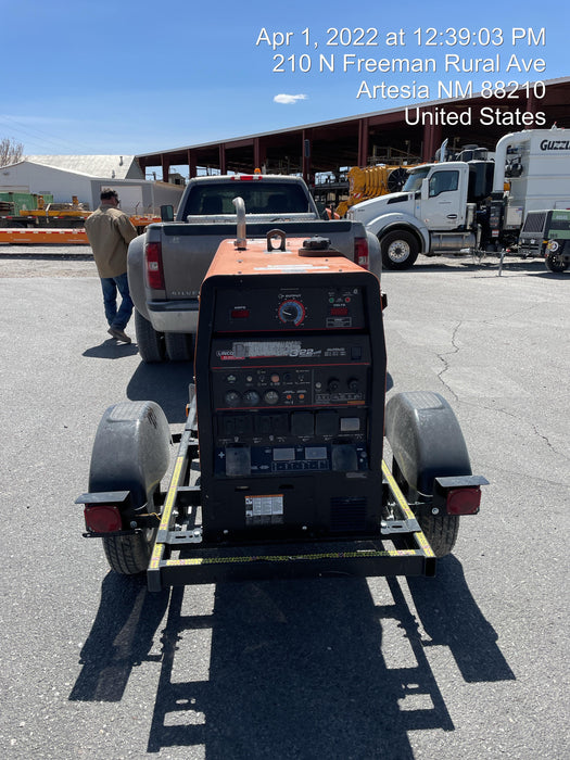 2021 Lincoln Electric Vantage 322 Vantage 322 Ready Pak 3 w/ Telematics & Decals, ORANGE (includes trailer, cable rack, fender light kit)