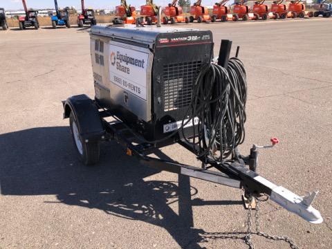 2019 Lincoln Electric Vantage 322 Welder Ready-Pak 3, Two wheel trailer, Fender and Light kit, Cable Rack