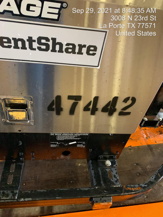 2019 Lincoln Electric Vantage 322 Ready-Pak 3, Two Wheel Trailer, Fender and Light Kit, Cable Rack