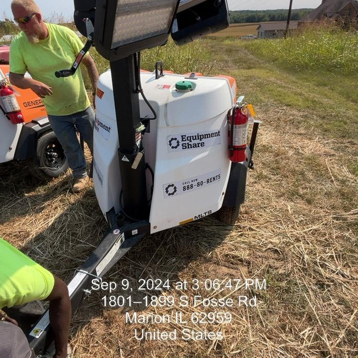 2024 Generac MLT2 Diesel, Flex Switch 120V Input, Powerzone Controller, 
(4) 320W LED Lights, 4kW Generator, 39.9 Gal Fuel Tank, 2" Ball, T3