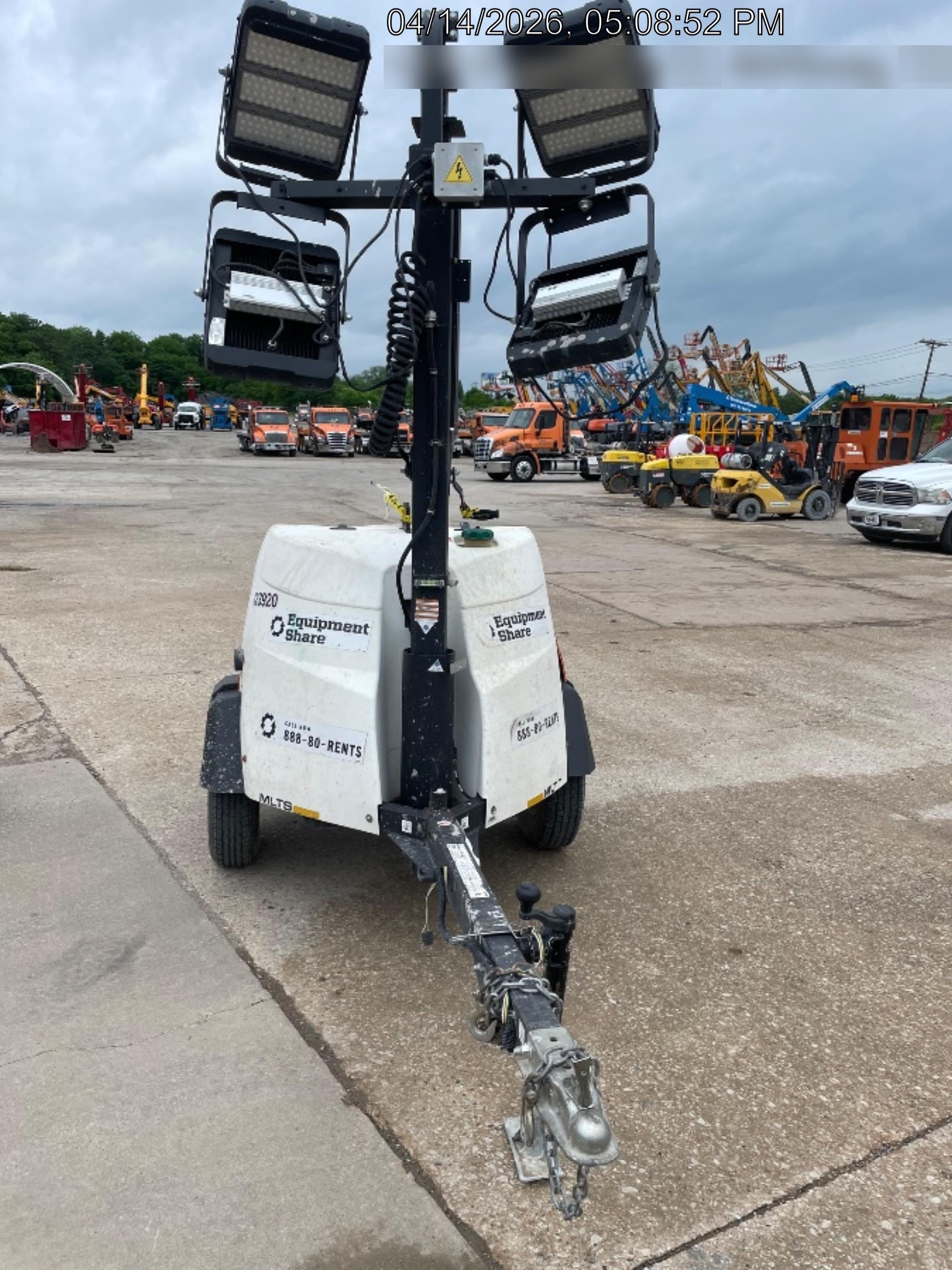 2023 Generac MLT2 Diesel, Flex Switch 120V Input, Powerzone Controller, (4) 320W LED Lights, 4kW Generator, 39.9 Gal Fuel Tank, 2" Ball, T3