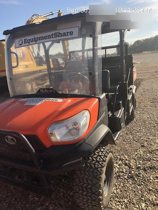 2022 Kubota RTV-X1140W-H Plastic Canopy, Windshield Acrylic Clear, LED Strobe Light, Wire Harness Kit, Back up Alarm